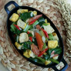 Tumis Pokcoy Tahu