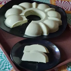 Puding Roti Matcha
