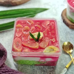 Pisang Ijo Dessert Box #MabarYummyCommunityRamadhan