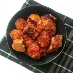 Balado Pindang Tongkol Terong Ungu