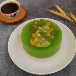 Puding Pandan Santan