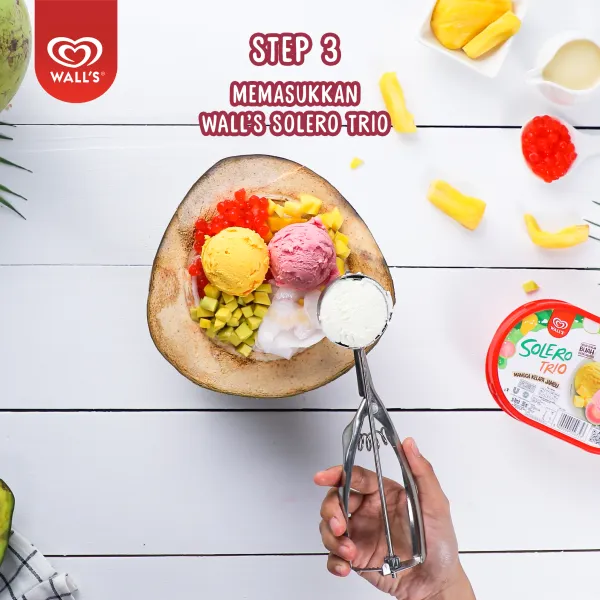 Beri 3 scoop Walls Solero.