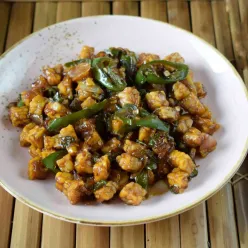 Tempe Orek Kecap Cabai Hijau