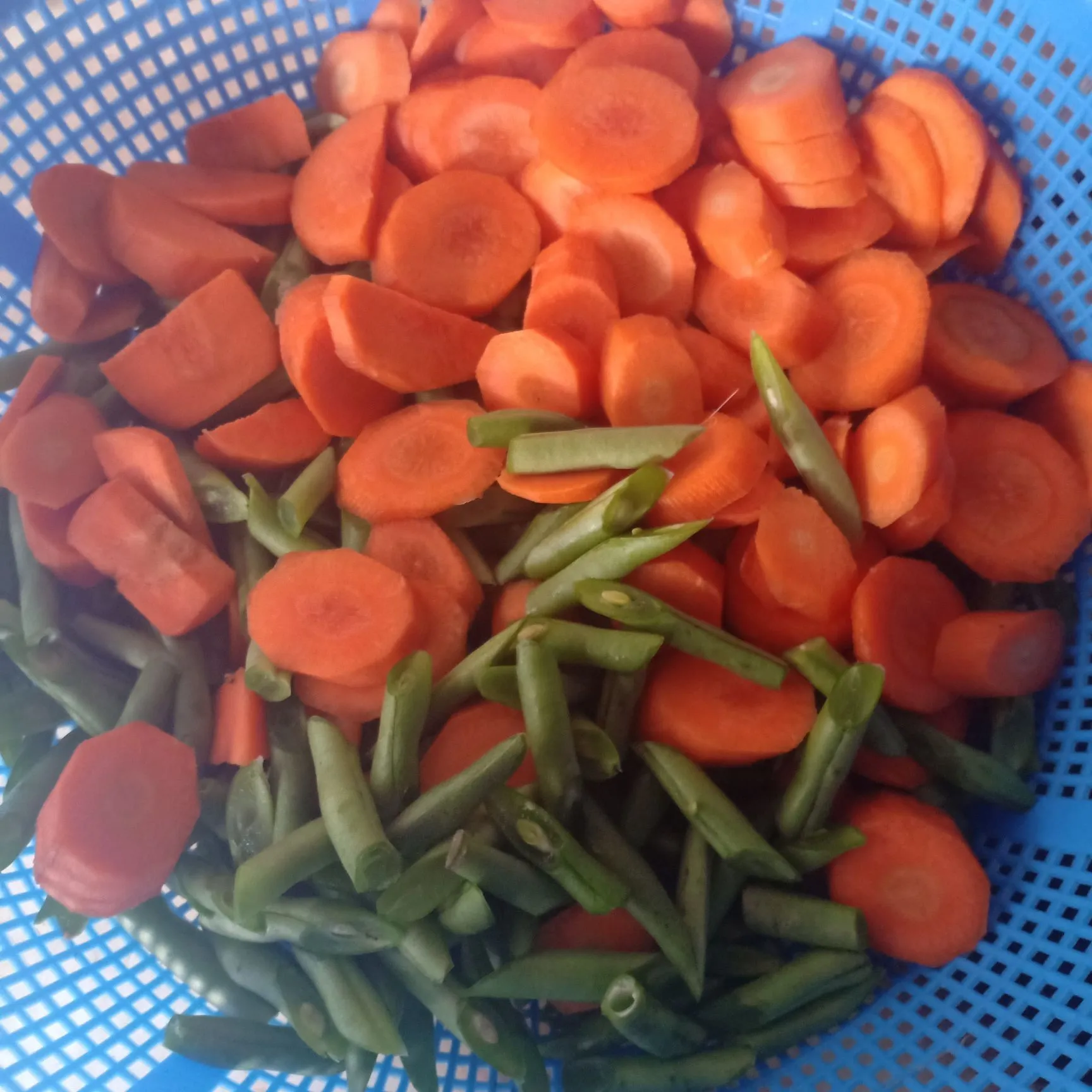 Step 1 Tumis Wortel Buncis Bumbu Kuning
