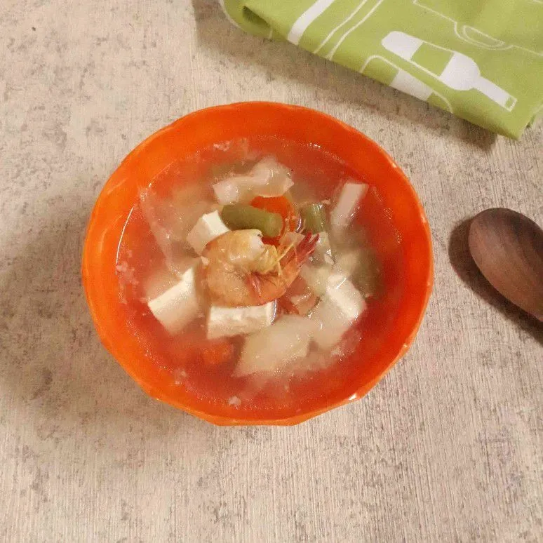 Sop Sayur Tahu Udang