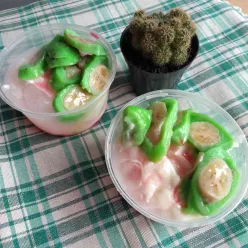 Es Pisang Ijo #1Resep1NasiBungkus