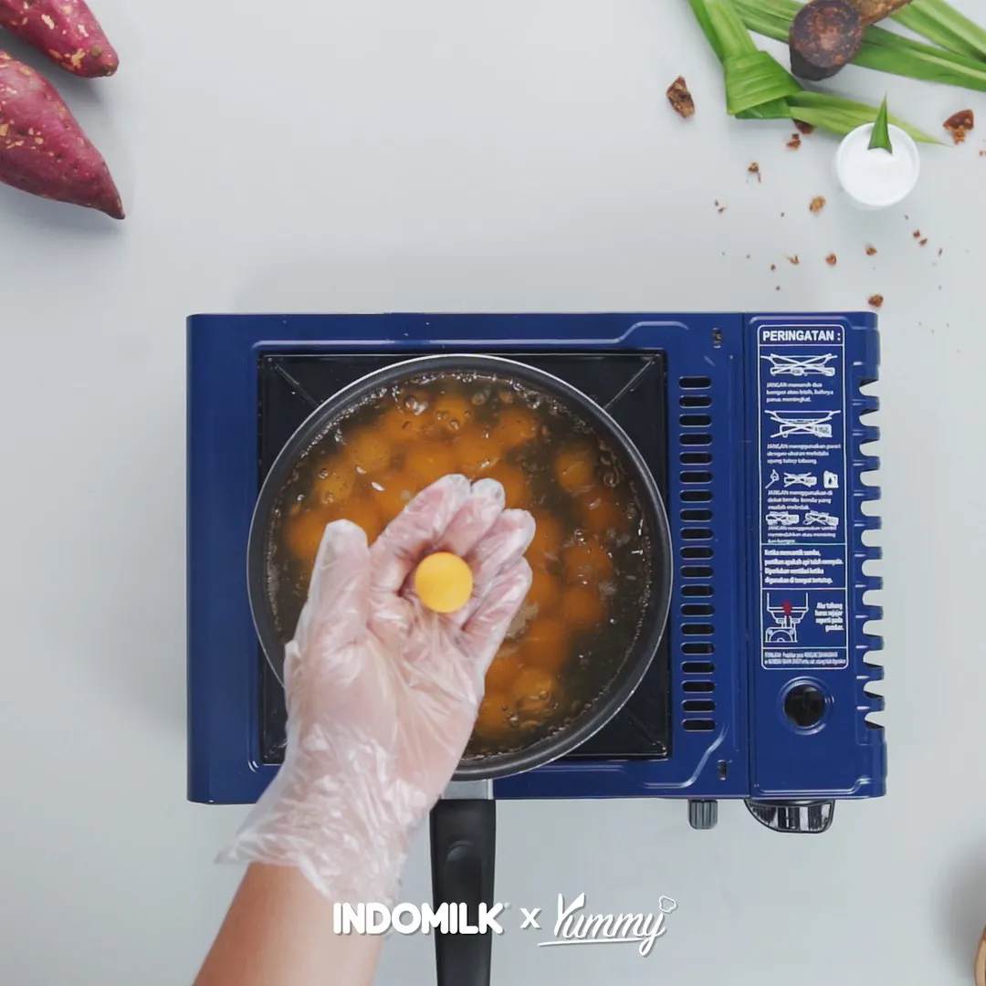 Step 2 Biji Salak Kuah Susu