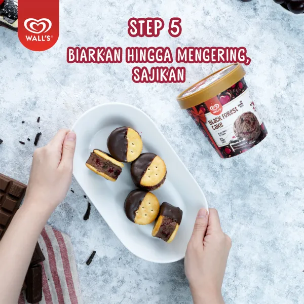Biarkan hingga mengering, sajikan.