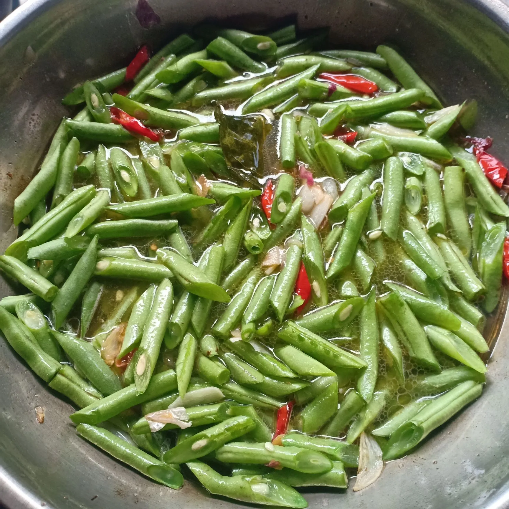 Step 5 Tumis Buncis Telur Puyuh