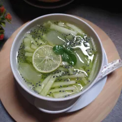 Es Buah Melon Selasih