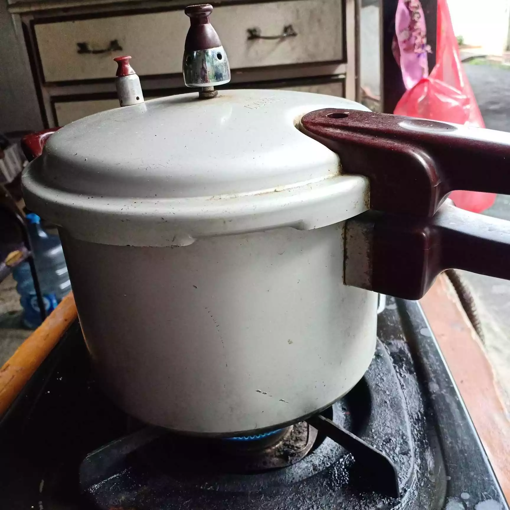 Step 2 Singkong Presto kuah Susu Santan