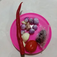 Siapkan bahan bumbu.