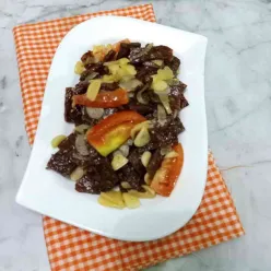 Oseng Dendeng Ayam Full Bawang