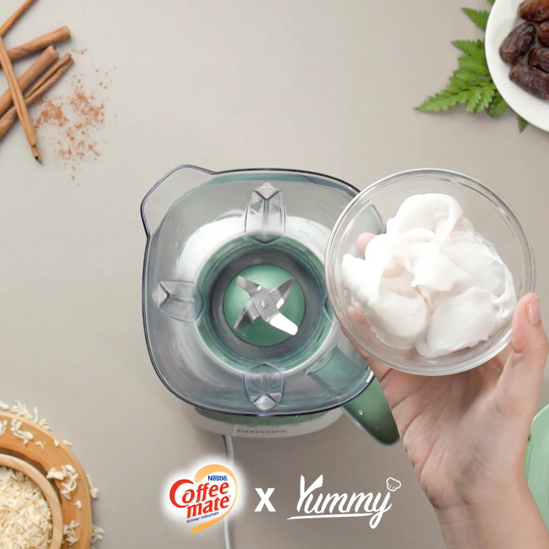 Step 2 Es Kelapa Kurma Coffee Mate