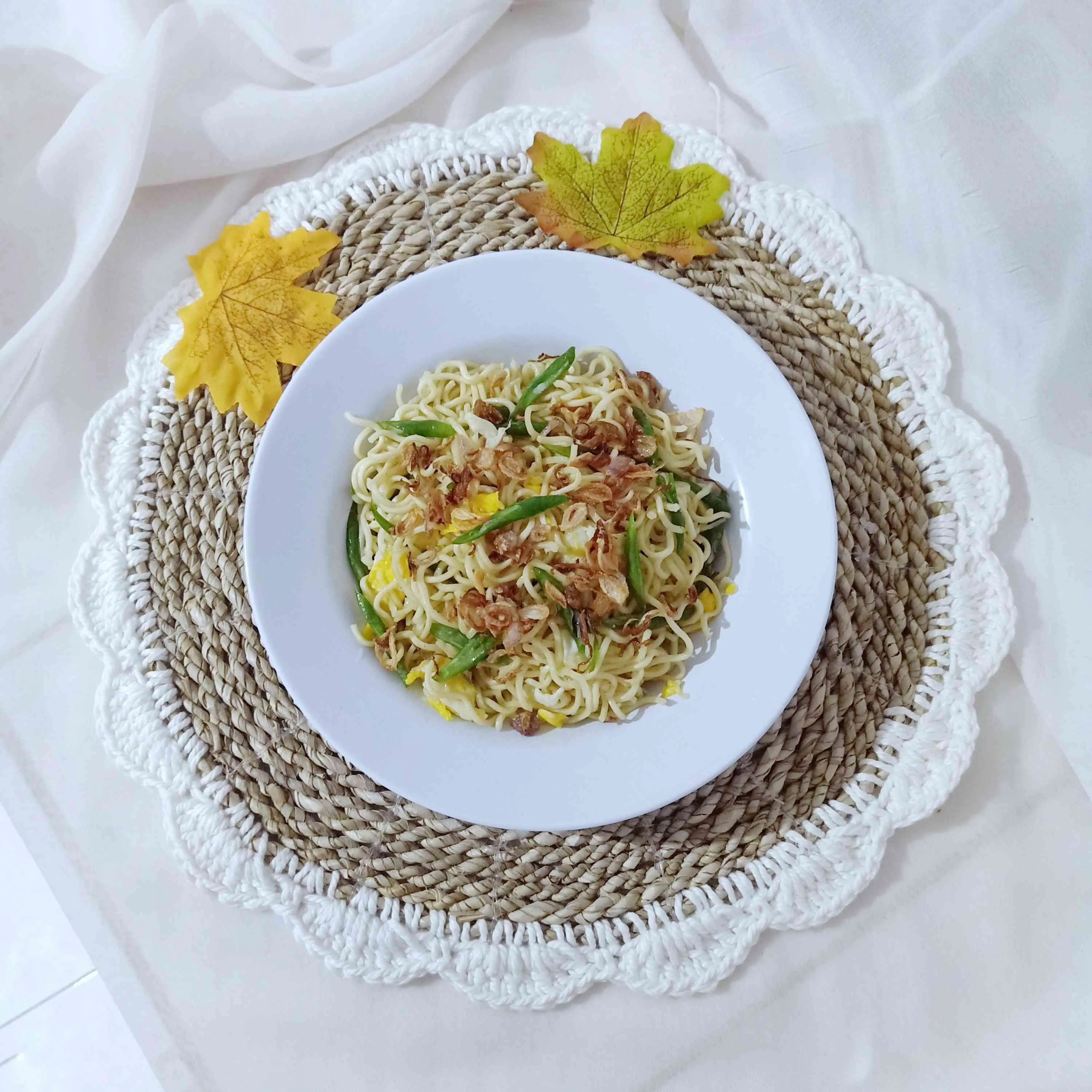 Mi Goreng Putih Bumbu Polos