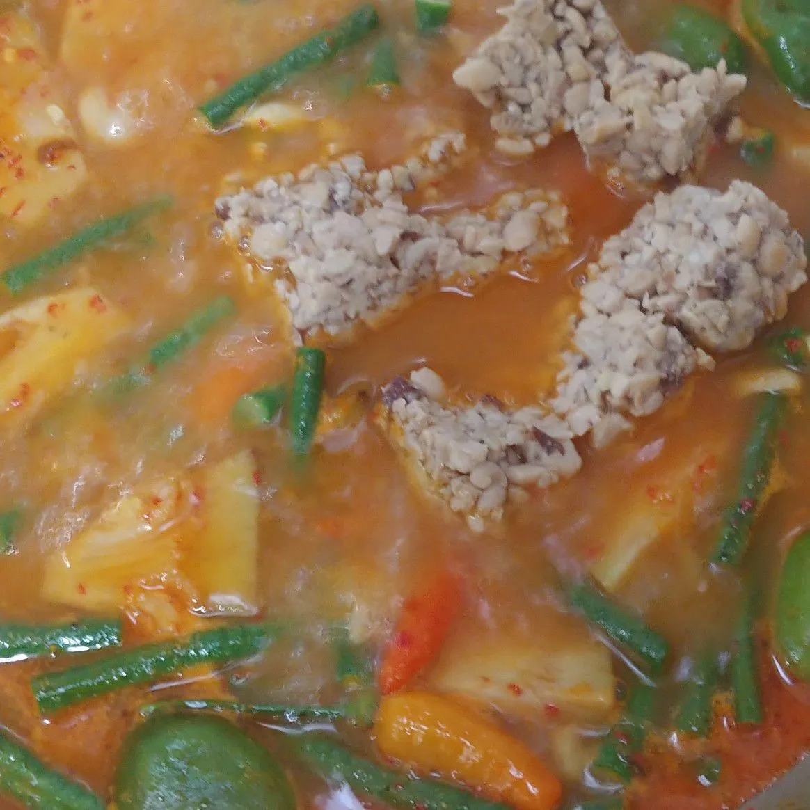 Step 6 Jangan Tewel Tempe Kacang
