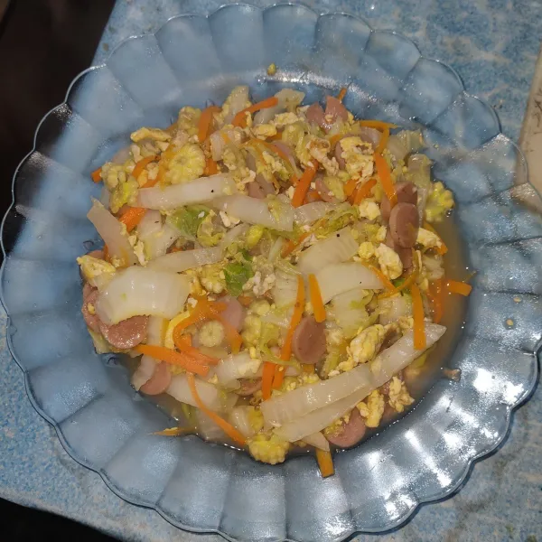 Siap disajikan.