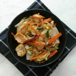 Tahu Sawi Putih Saus Teriyaki