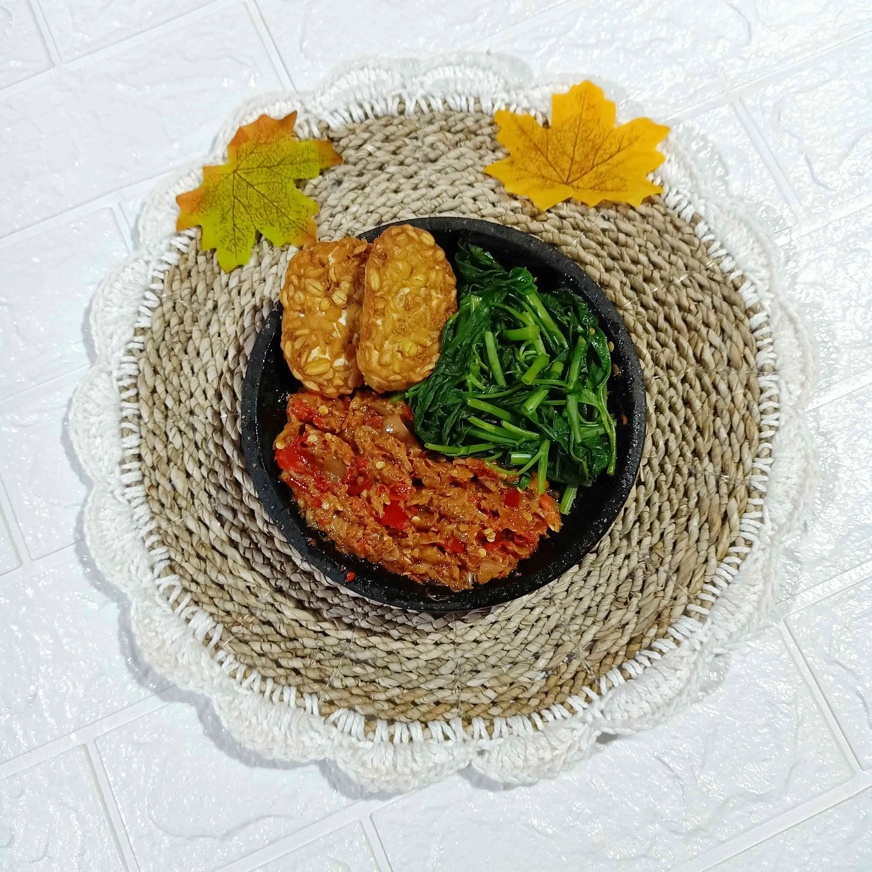 Kangkung Rebus Sambel Dawu