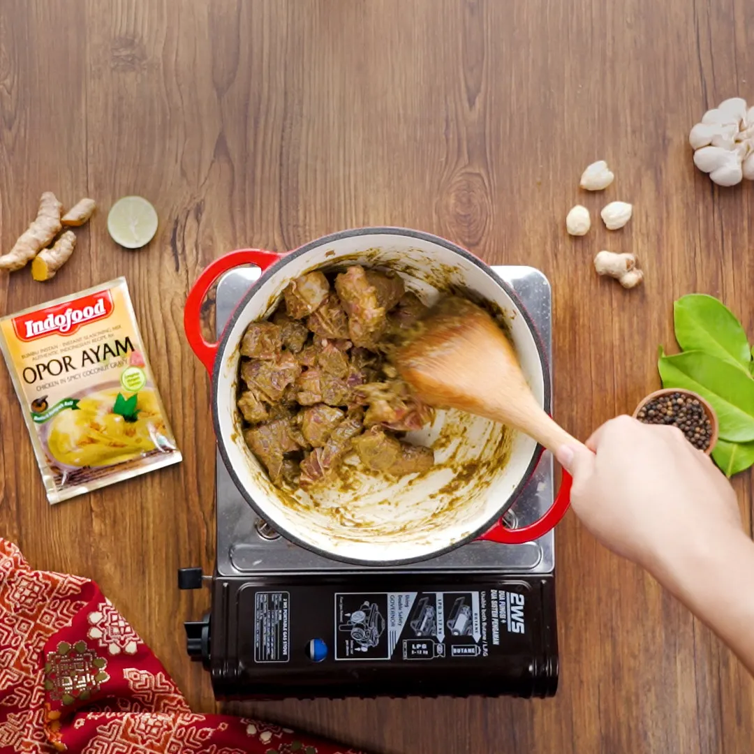 Step 4 Opor Daging