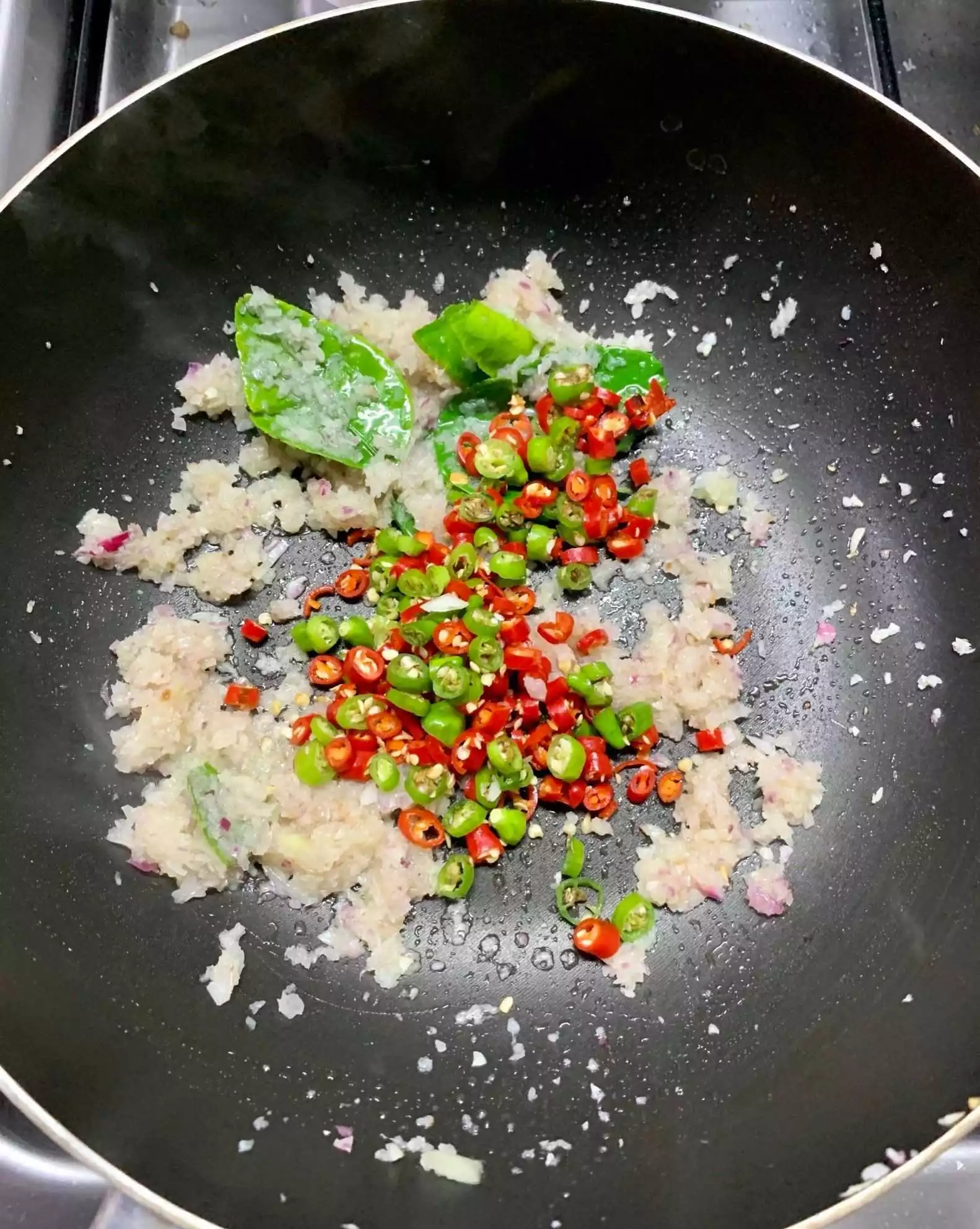 Step 5 Ayam Suwir Cabe Garam