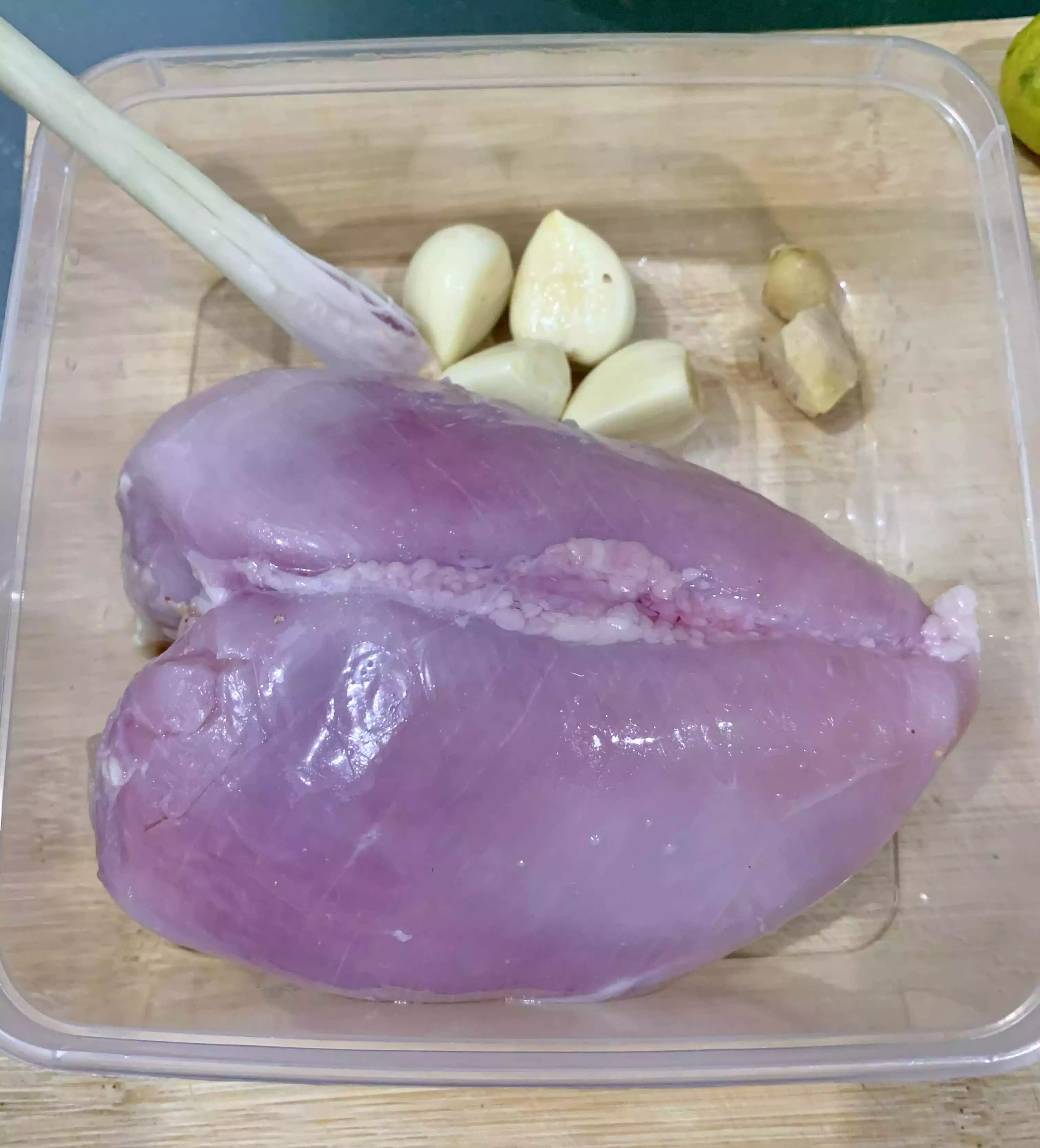 Step 1 Ayam Suwir Cabe Garam