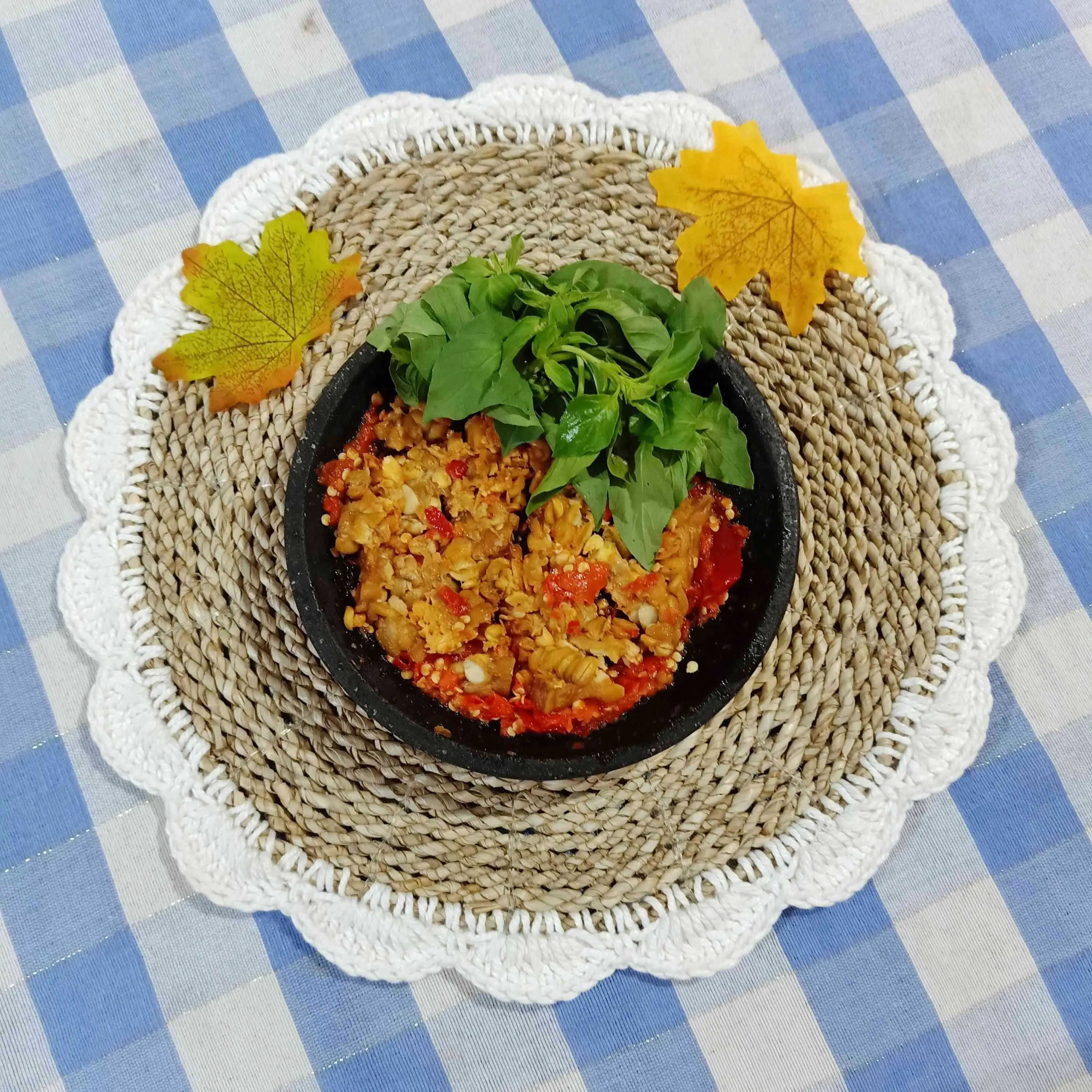 Tempe Penyet Sambel Kencur