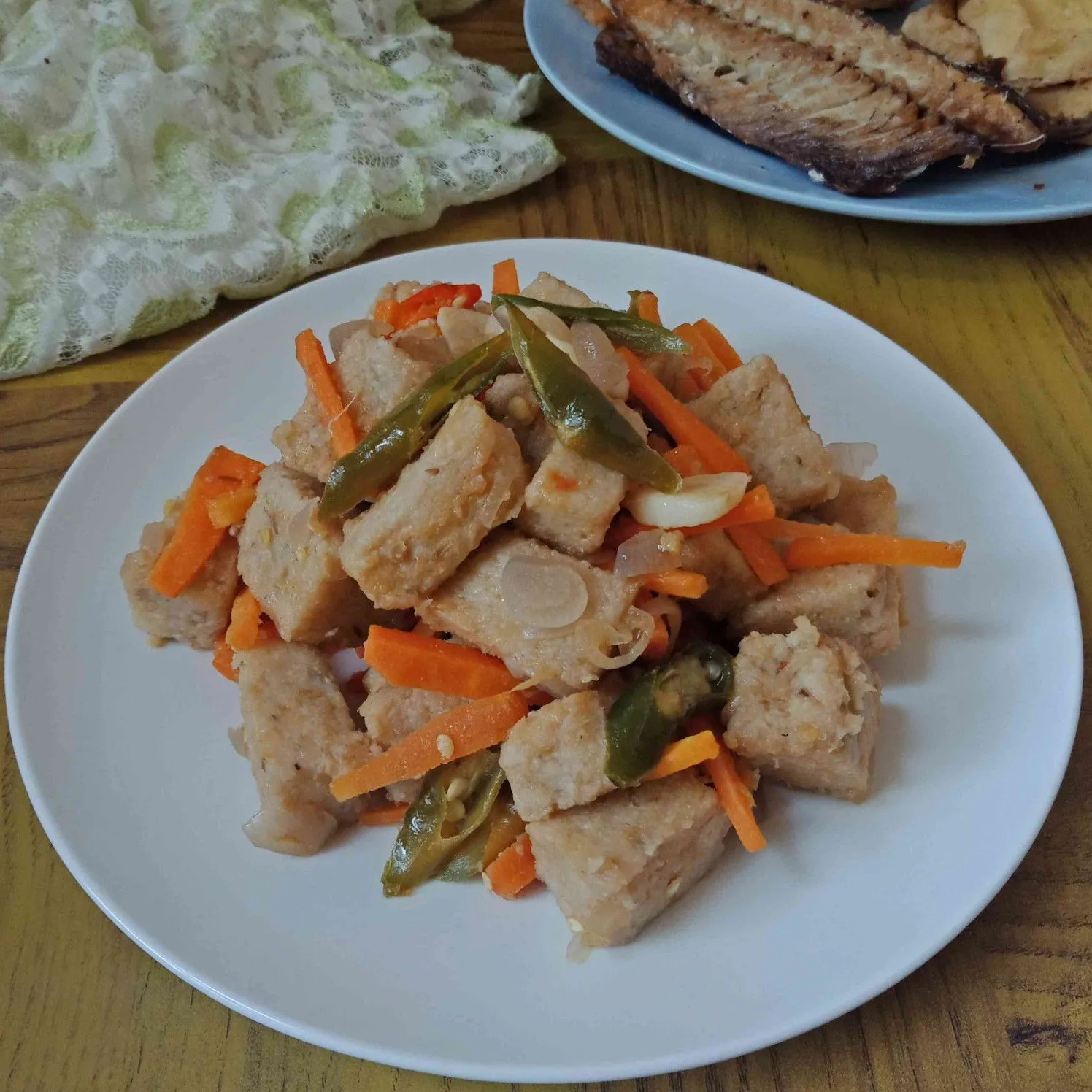 Tumis Tempe Menjes Wortel