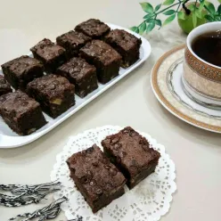 Choco Banana Brownies