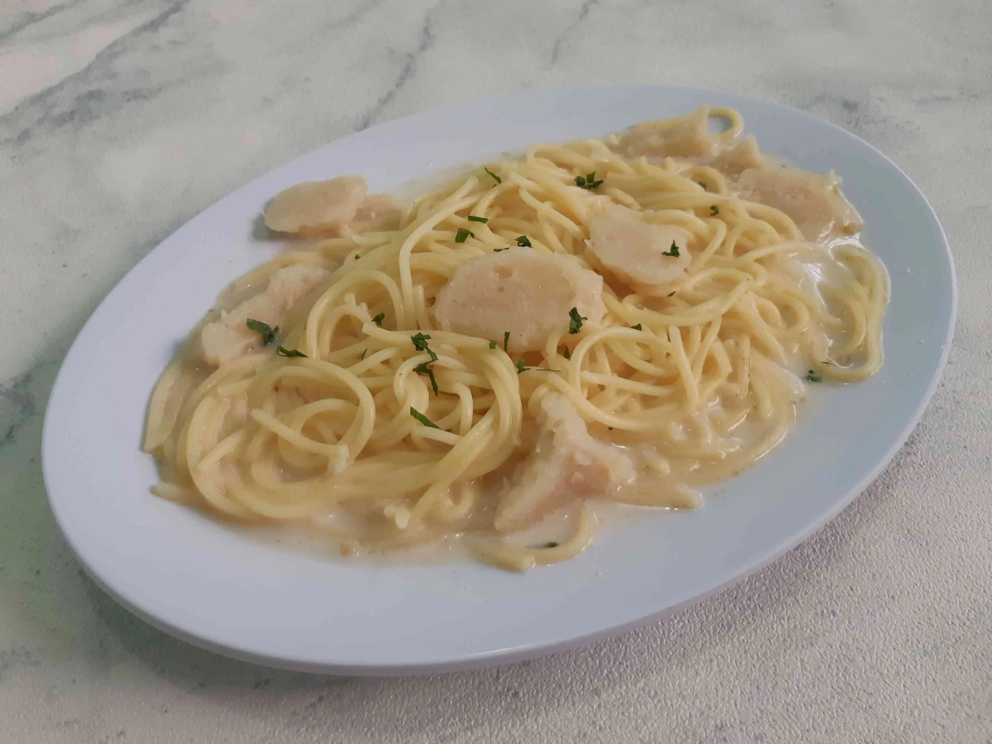 Spaghetti Fibercreme Bakso Ayam