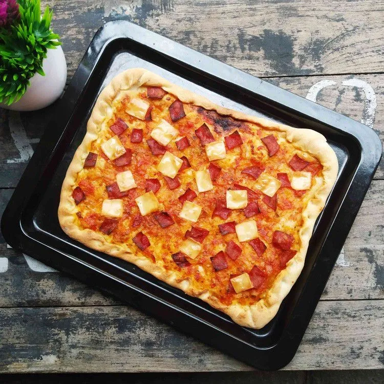 Square Pizza #LiburandiRumahAja