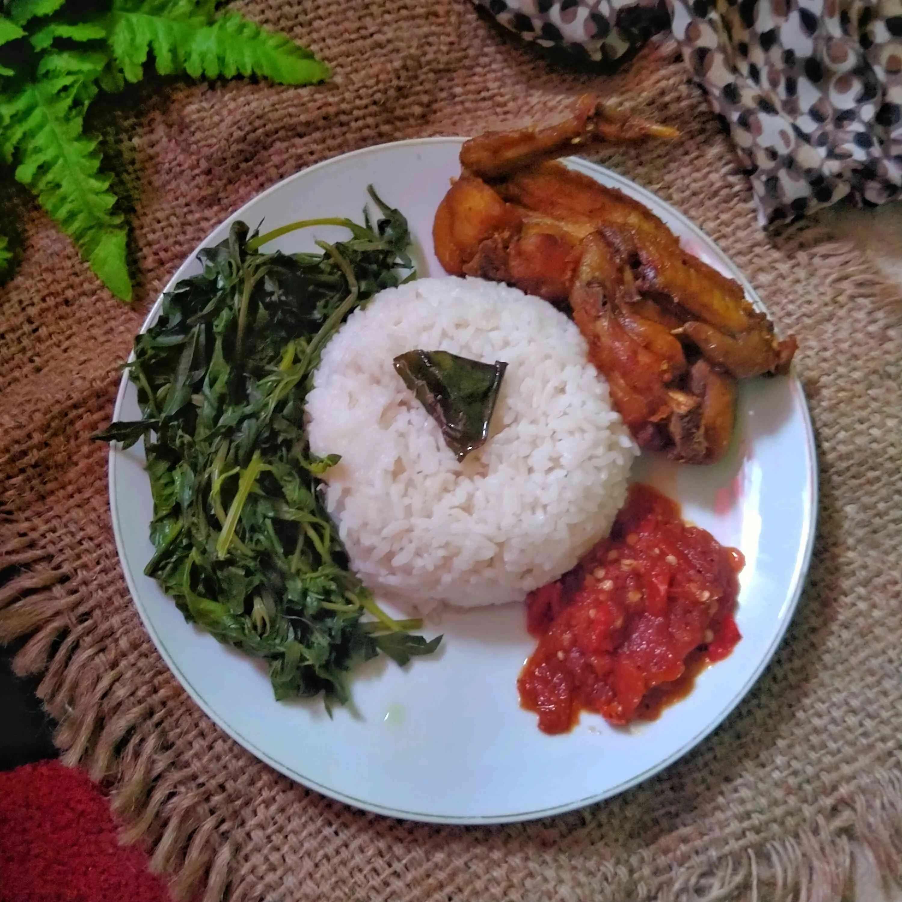 Nasi Sayap Sambal Kulup Kenikir