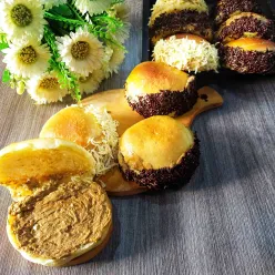 Roti Semir Isi Coklat dan Keju #LiburandiRumahAja