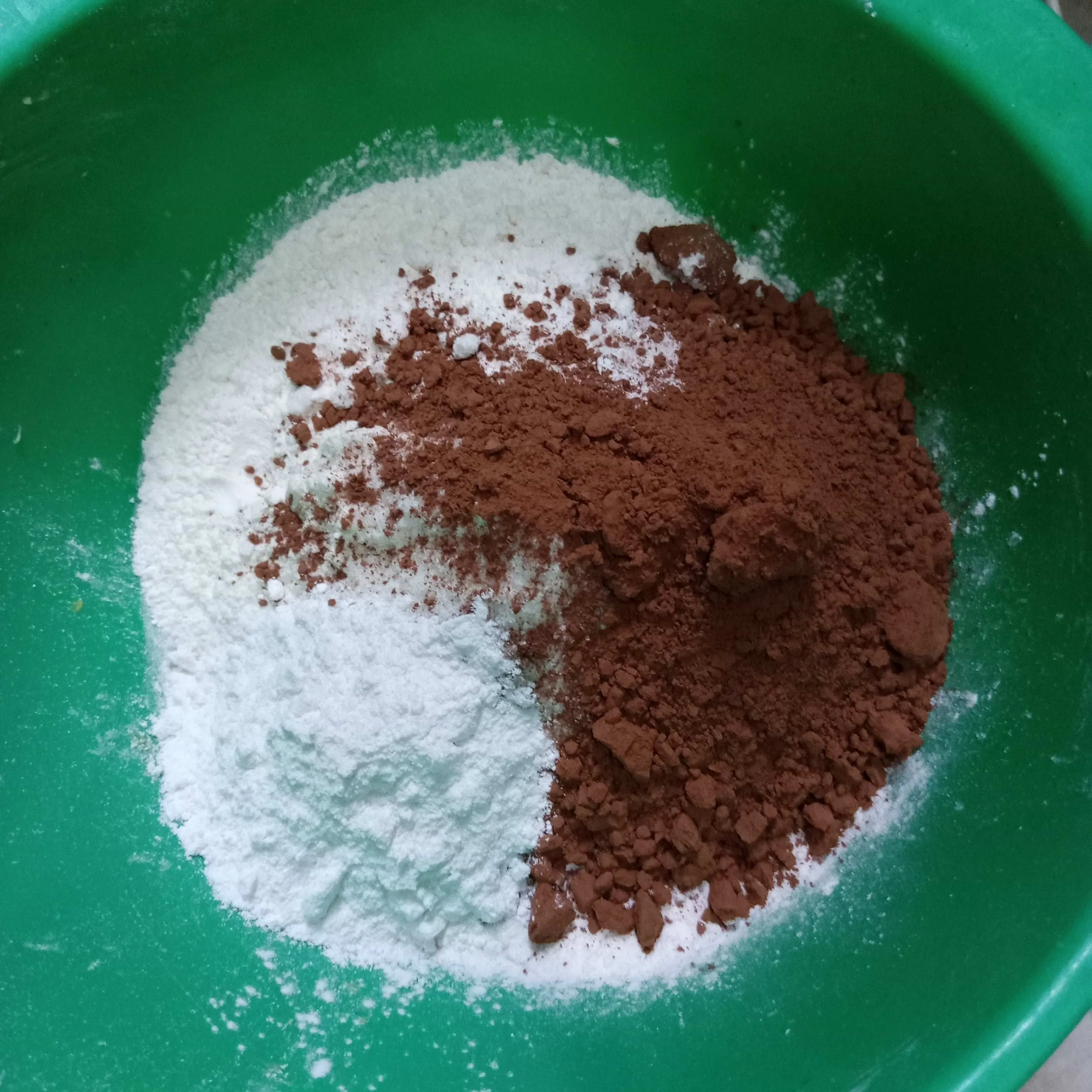 Step 1 Cokelat Salju
