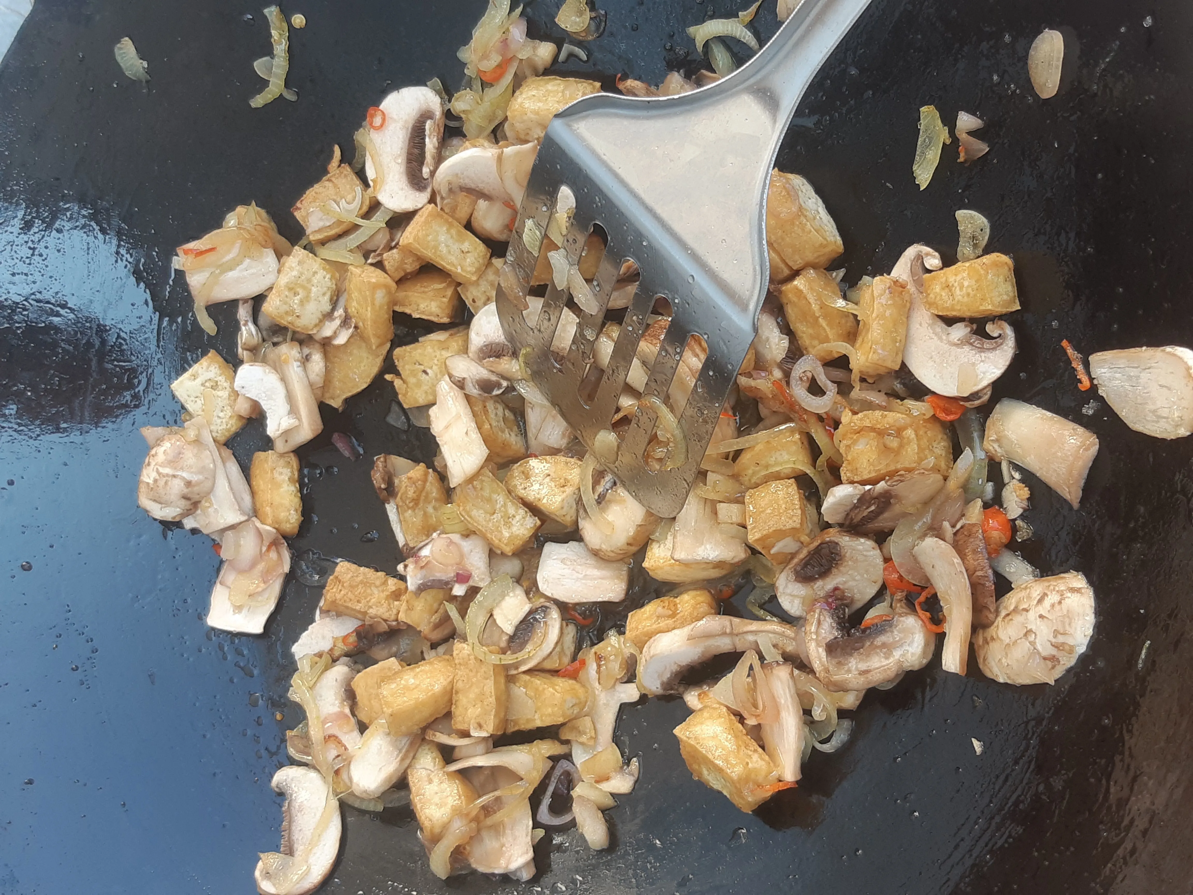 Step 5 Tahu Jamur Pedas