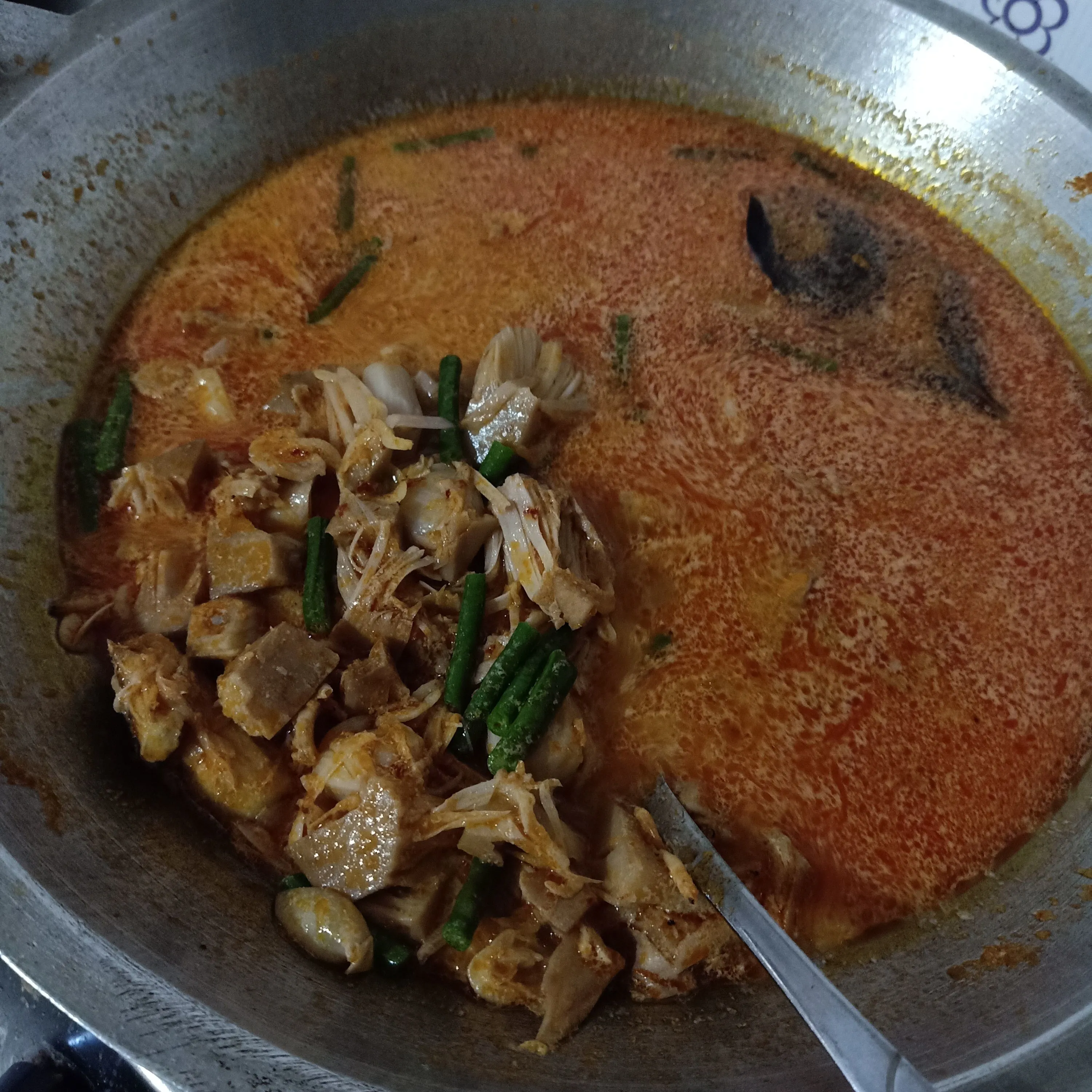 Step 8 Blendi Tewel Kacang Panjang