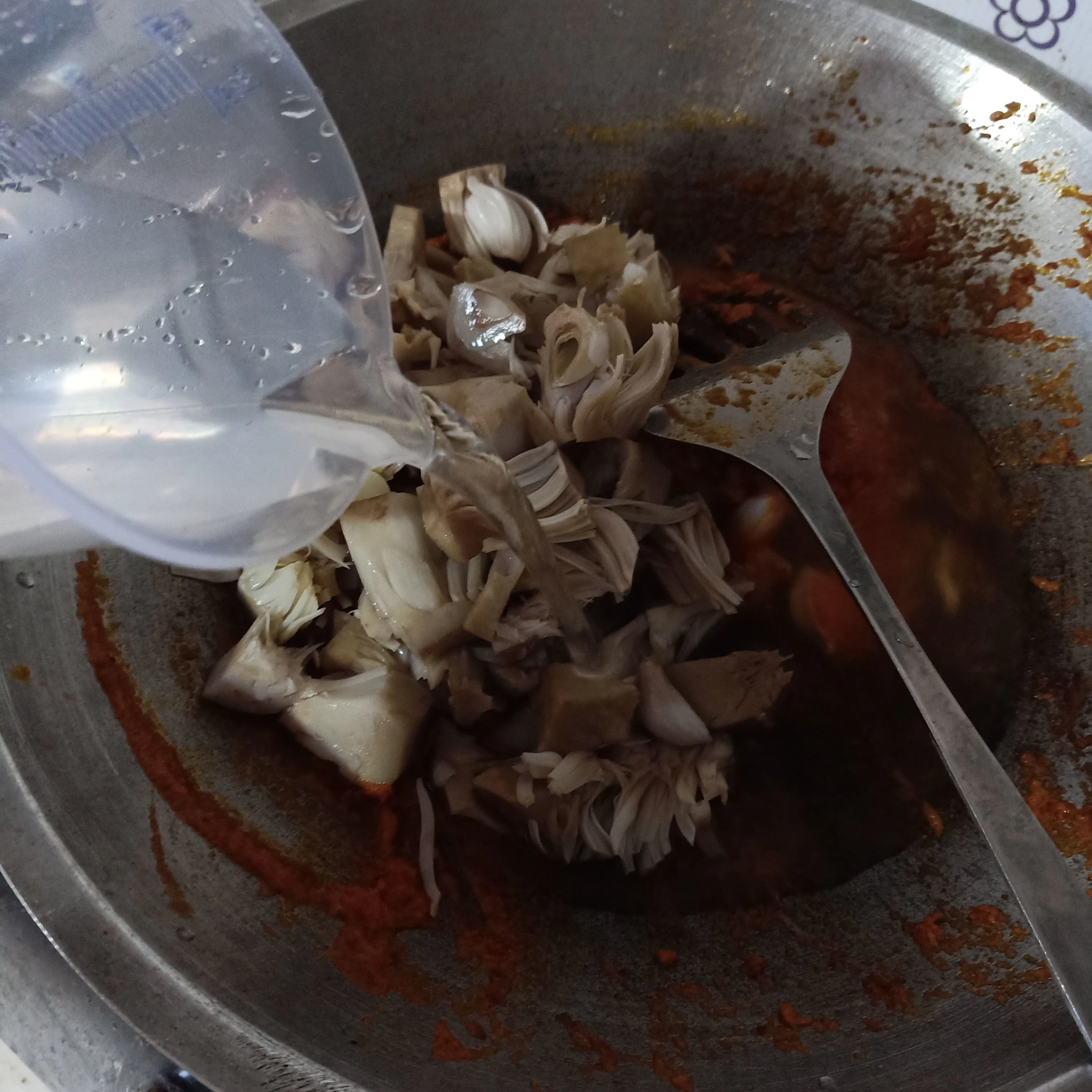 Step 5 Blendi Tewel Kacang Panjang