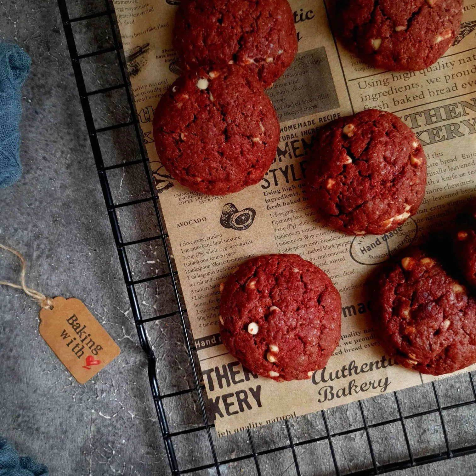 Red Velvet Cookies #LiburandiRumahAja