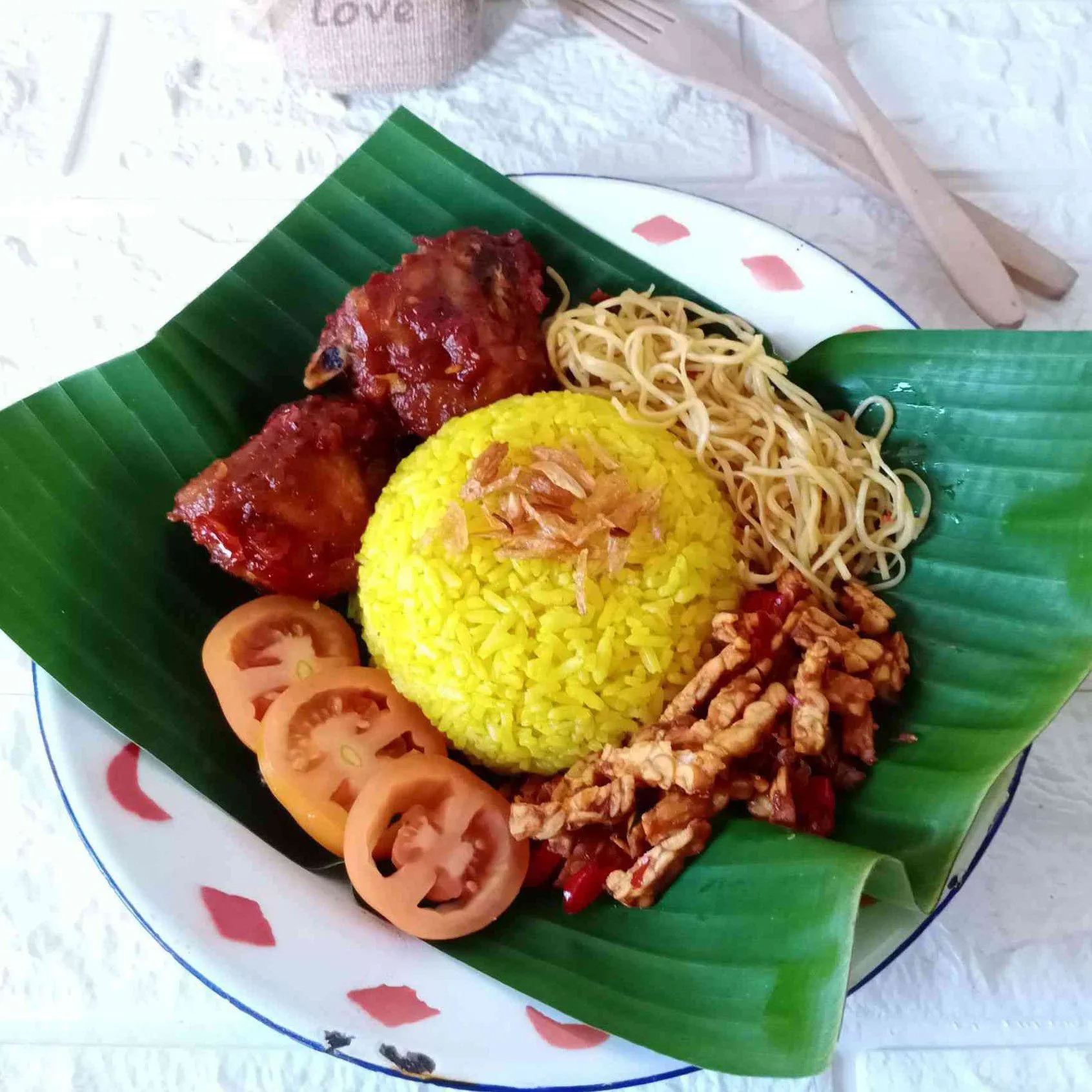 Nasi Kuning Pulen #LiburandiRumahAja