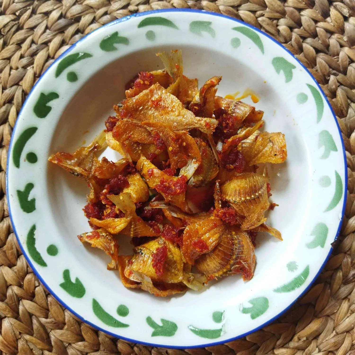 Balado Ikan Asin Kipas