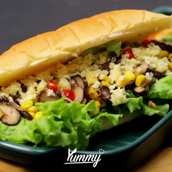 Sandwich Jamur Jagung