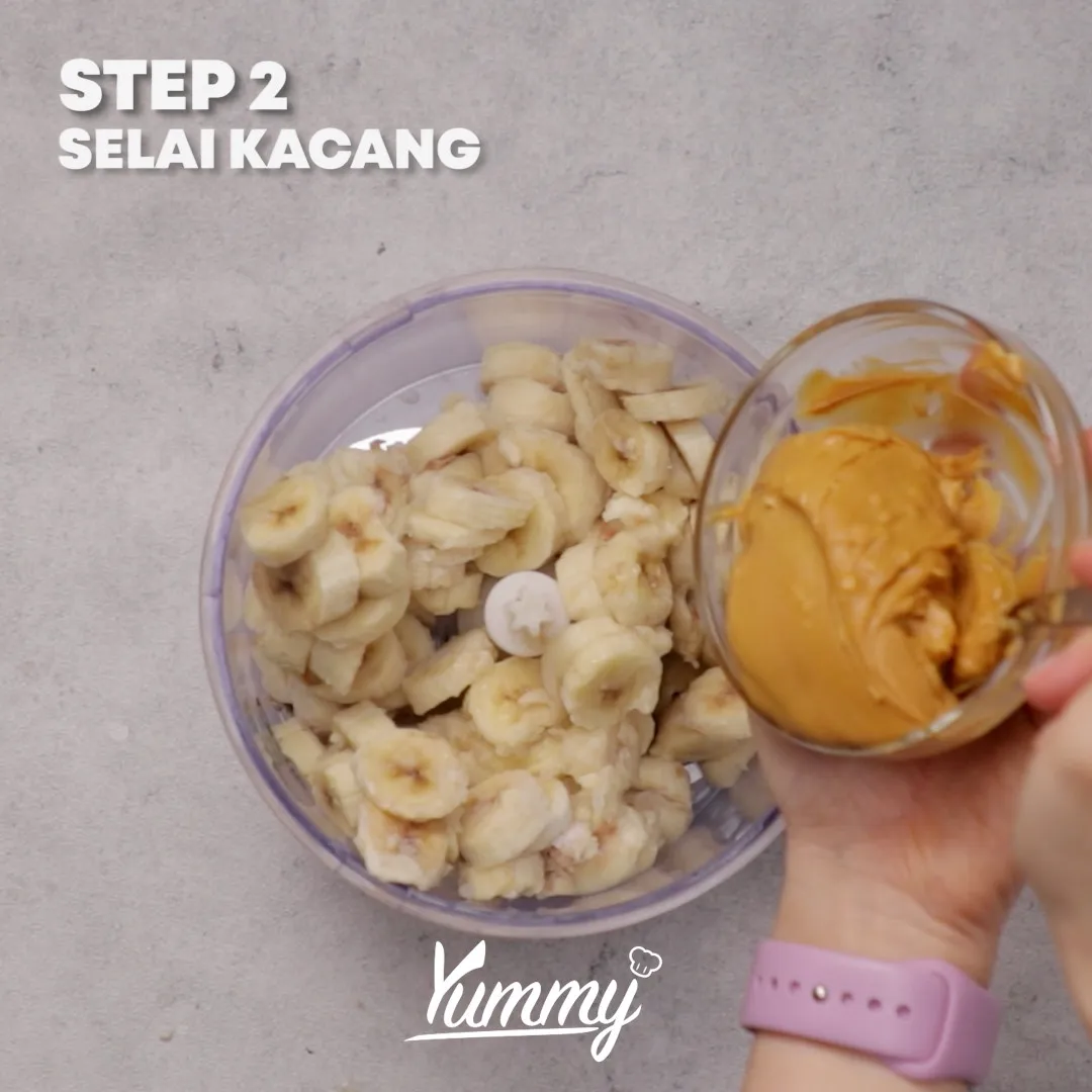 Step 2 Banana Ice Cream (3 Bahan)
