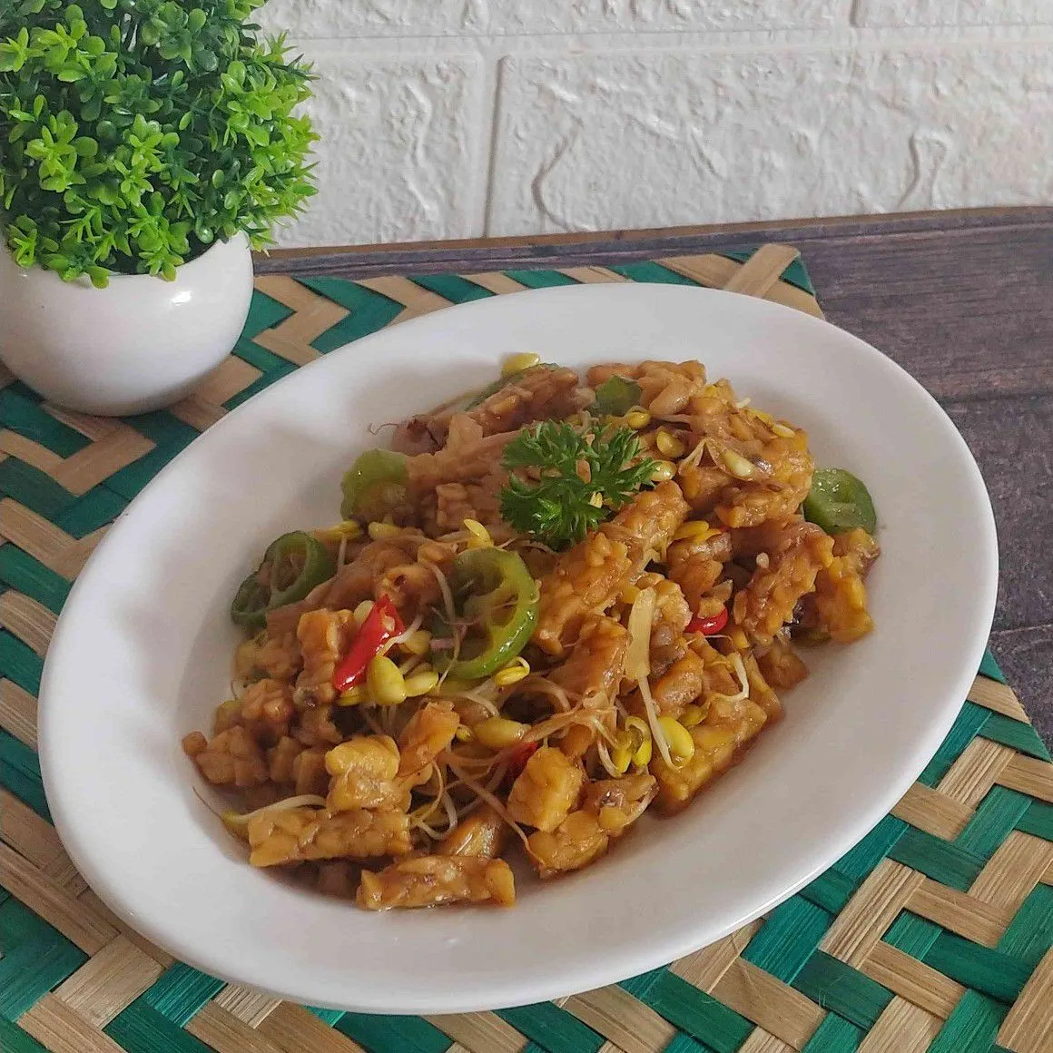 Tumis Tempe Cambah Delei
