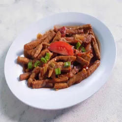 Oseng Tempe Pedas Asam Manis