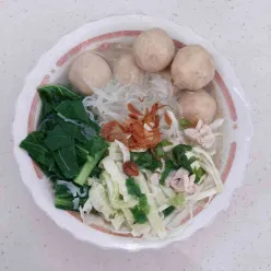 Bihun Bakso Tempe Kuah