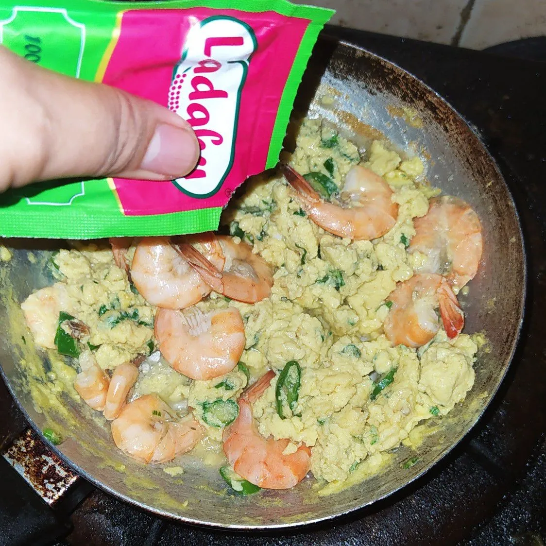 Step 4 Udang Seledri