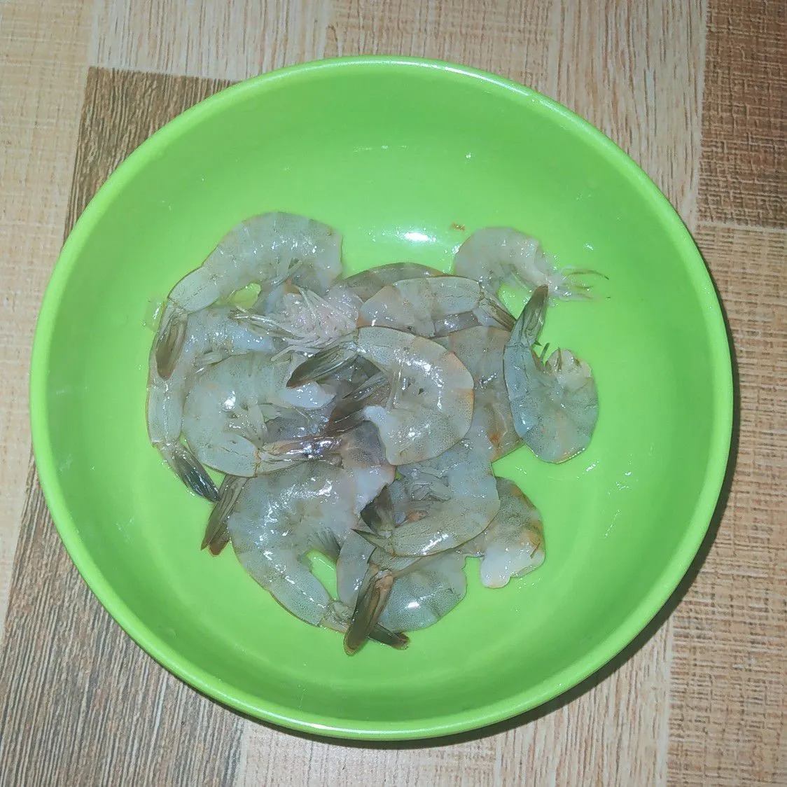 Step 1 Udang Seledri