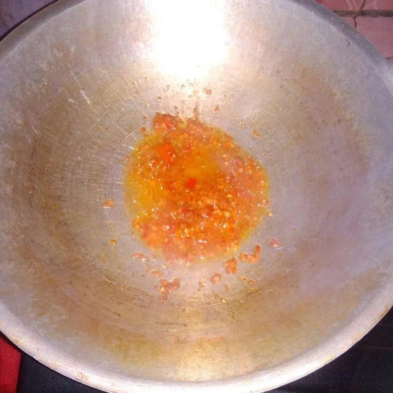 Step 3 Tumis Kangkung Belacan