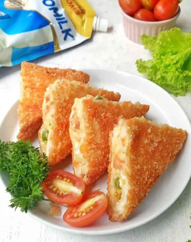 Roti Kroket Goreng