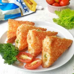 Roti Kroket Goreng